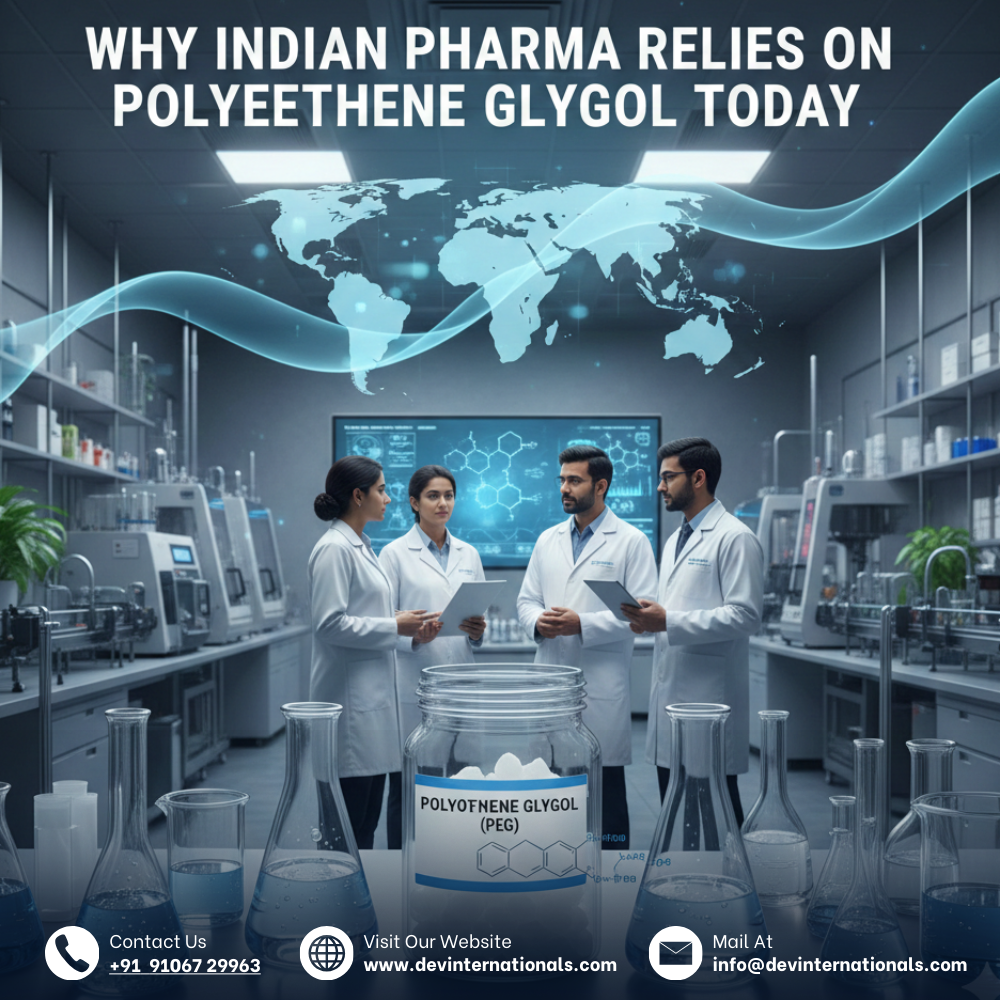 Why Indian Pharma Relies on Polyethylene Glycol Today