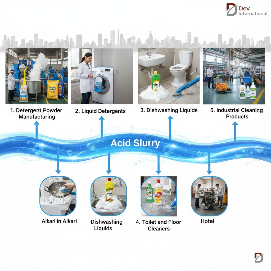Major Uses of Acid Slurry in India